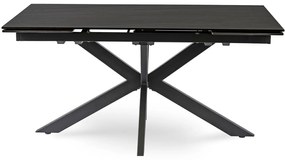 Stół Prostokątny Rozkładany BRUNO 160-240 cm Ceramiczny Czarny do Salonu Nowoczesny Loft