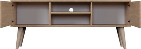 Szafka RTV w stylu skandynawskim Toronto 120 dąb artisan