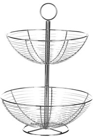 Metalowa etażerka Casa Selección Baker, wys. 41 cm