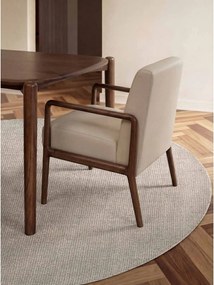 Kremowy wełniany okrągły dywan tkany ręcznie ø 200 cm Greenwich – Ted Baker