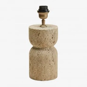 Podstawa Do Lampy Stołowej Diniz Travertine & ↑25 Cm - Sklum
