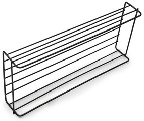 Półka łazienkowa bez wiercenia VIENTO, czarna