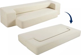 Sofa-materac 2w1 beżowa  CREAM/BEIG