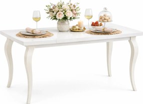 Biały stół rozkładany 140-180 cm M9-P12