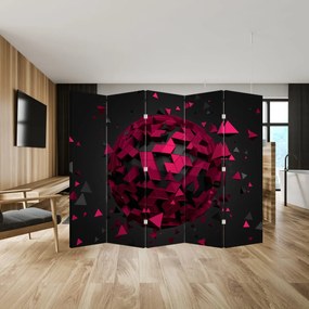 Parawan - Abstrakcja 3D (210x170 cm)