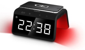 Sencor SDC 7900 Qi zegar z ładowarką, czarny