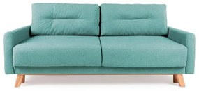 Turkusowa sofa rozkładana Bonami Selection Pop