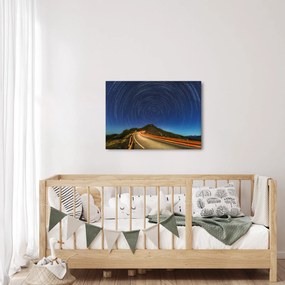 Obraz obracających się gwiazd (70x50 cm)