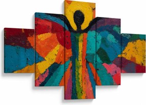 Obraz - Malowany anioł (125x70 cm)