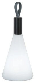 Biało-czarna lampa stołowa LED (wysokość 31,5 cm) Prian – Fischer & Honsel