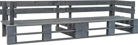 2-osbowa sofa z palet do ogrodu K1-D55