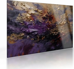 Obraz na szkle - Teksturowana abstrakcja (70x50 cm)