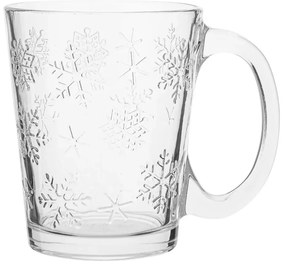 Altom Szklany kubek Snowflakes 300 ml