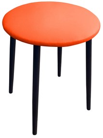 Taboret TRIX D20 pomarańczowy podstawa czarna