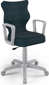 Ergonomiczne krzesło dla młodzieży Norm Grey rozmiar 5 (146-176,5 cm)
