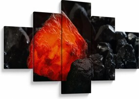 Obraz - świecący minerał (125x70 cm)