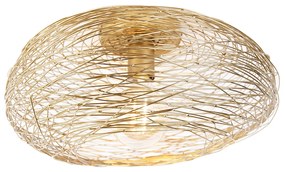 Inteligentna lampa sufitowa złota owalna z WiFi G95 - Sarella