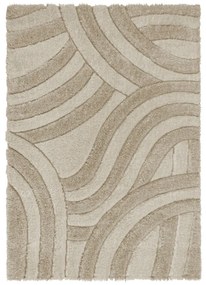 Beżowy dywan tkany ręcznie z włókien z reyklingu 80x150 cm Velvet – Flair Rugs