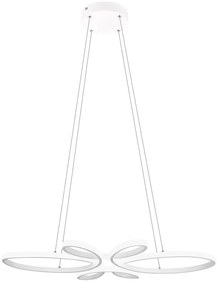Biała lampa wisząca LED Fly – Trio