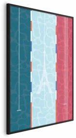 Plakat Francuski basen 40x60 cm z ramą czarną bez marginesu ARTGEIST B