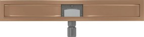 Mexen Flat korpus do odpływu liniowego 80 cm, miedź szczotkowana - 1C15080