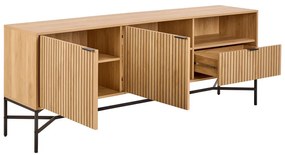 Komoda w dekorze dębu w naturalnym kolorze 180x70x40 cm Jaipur – Actona