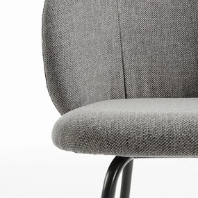 Szare krzesło do jadalni Kave Home Minna