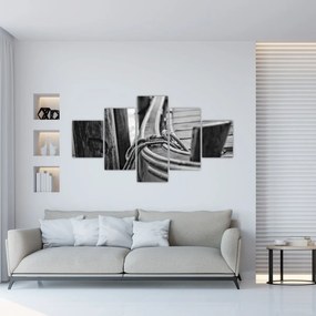 Obraz - Łódź na uwięzi (125x70 cm)
