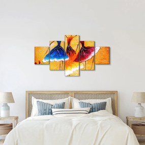 Obraz - Obraz olejny, baletki (125x70 cm)