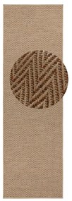 Brązowy chodnik BT Carpet Nature 500, 80x150 cm