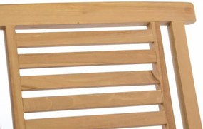 Zestaw 2 składanych krzeseł ogrodowych DIVERO Hantown - drew