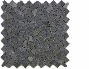 Mozaika kamienna z andezytu Garth na siatce ciemno szara 1 m2