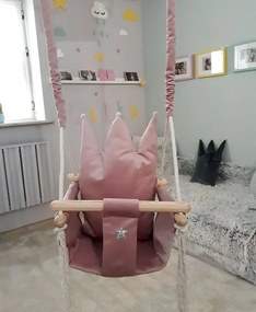 Różowa huśtawka dla dziewczynki N8-G14