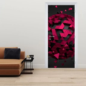 Fototapeta na drzwi - Abstrakcja 3D (95x205cm)