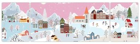 Obraz - Magiczna zima (170x50 cm)