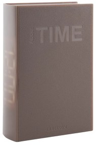 Szarobrązowy budzik LED Karlsson Book