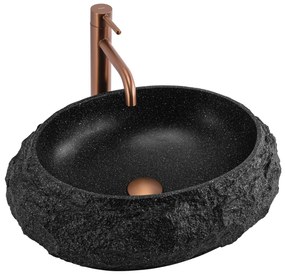 Umywalka nablatowa Rea Mika Black