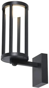 Czarny nowoczesny kinkiet zewnętrzny LED S9-N95