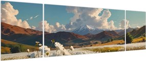 Obraz - Spokojny krajobraz (170x50 cm)