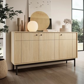 Komoda GIAPPONESE 154 cm do Salonu Sypialni Dąb