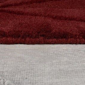 Bordowy wełniany dywan tkany ręcznie 120x170 cm Shard Red – Flair Rugs