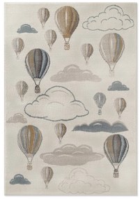 Kremowy dywan dziecięcy 120x170 cm Hot Air Balloon – Hanse Home