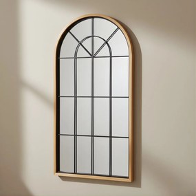 Duże, dekoracyjne lustro wiszące ARCUS, 110 x 56 cm