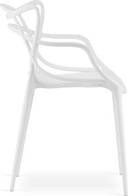 Krzesło białe plastikowe KATO