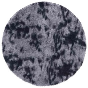 Ciemnoszary okrągły dywan 100 cm E0-Z83