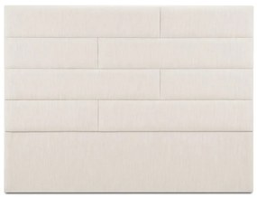 Beżowy tapicerowany zagłówek 140x120 cm NY – Cosmopolitan Design