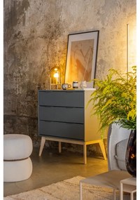 Szarozielona komoda 140x81x40 cm Pisco – Marckeric