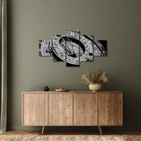 Obraz - Zegar astronomiczny, Praga, Czechy (125x70 cm)