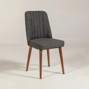 Krzesło do jadalni Vina Anthracite and Walnut