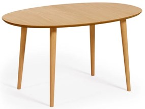 Rozkładany stół w dekorze dębu 90x140 cm Oqui – Kave Home